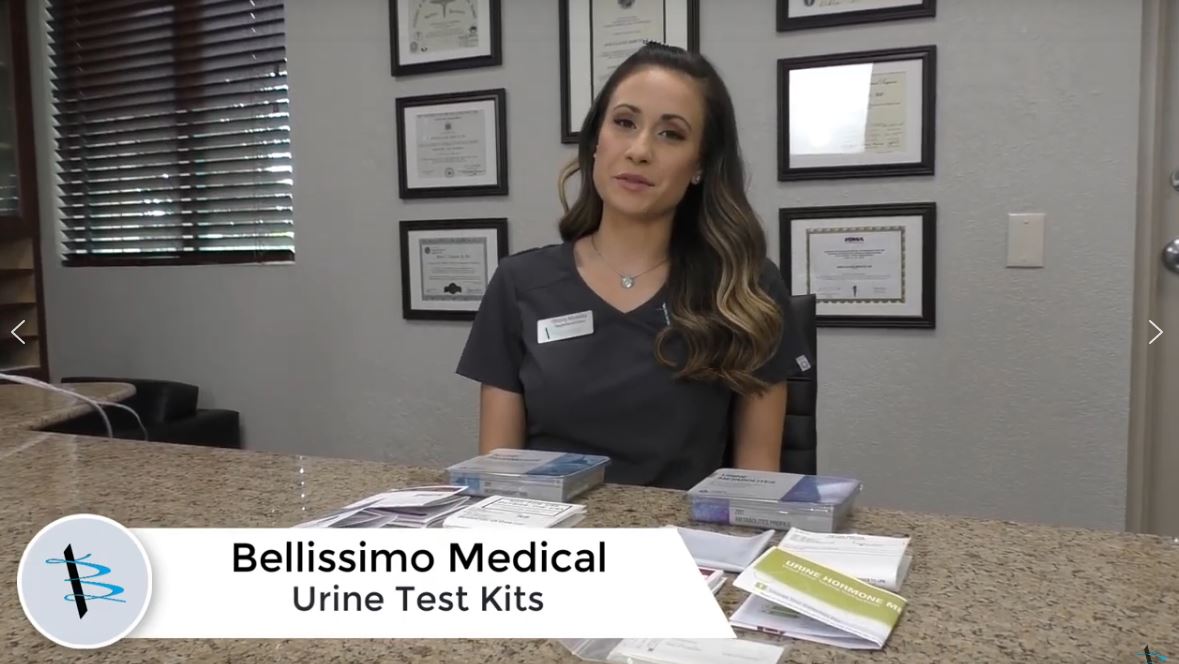 Tiffany (RN) gives instructions on TWO Urine Test Kits